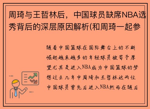 周琦与王哲林后，中国球员缺席NBA选秀背后的深层原因解析(和周琦一起参加选秀的中国人)